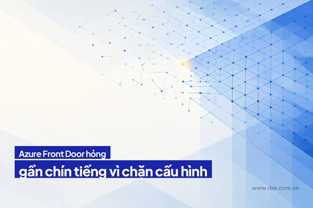 Azure Front Door hỏng gần chín tiếng vì hệ thống chặn cấu hình sai