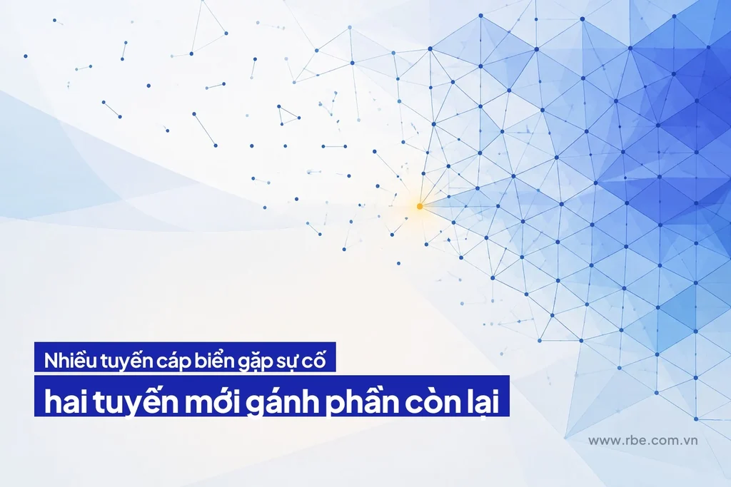 Nhiều tuyến cáp biển gặp sự cố, hai tuyến mới gánh kết nối quốc tế