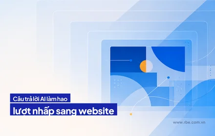 Câu trả lời AI làm hao lượt nhấp sang website, số đang được đếm
