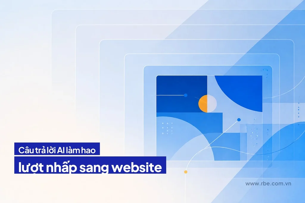 Câu trả lời AI làm hao lượt nhấp sang website, số đang được đếm