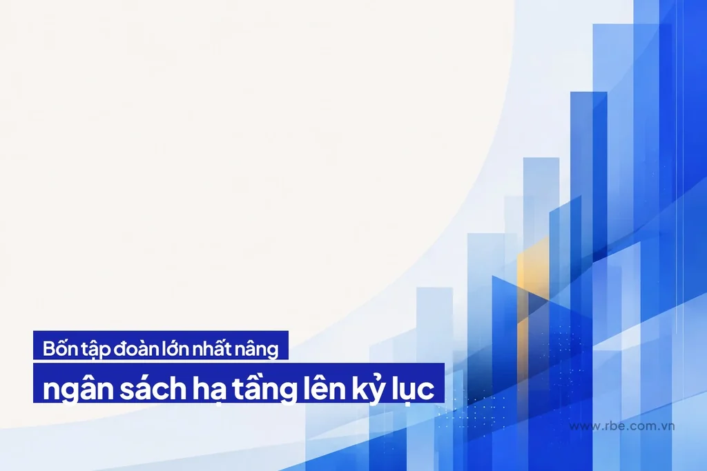 Bốn tập đoàn lớn nhất nâng đầu tư hạ tầng 2026 lên mức kỷ lục