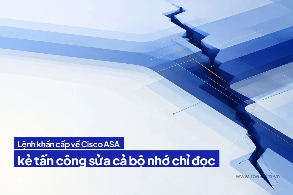 Lệnh khẩn cấp về Cisco ASA: kẻ tấn công sửa cả bộ nhớ chỉ đọc