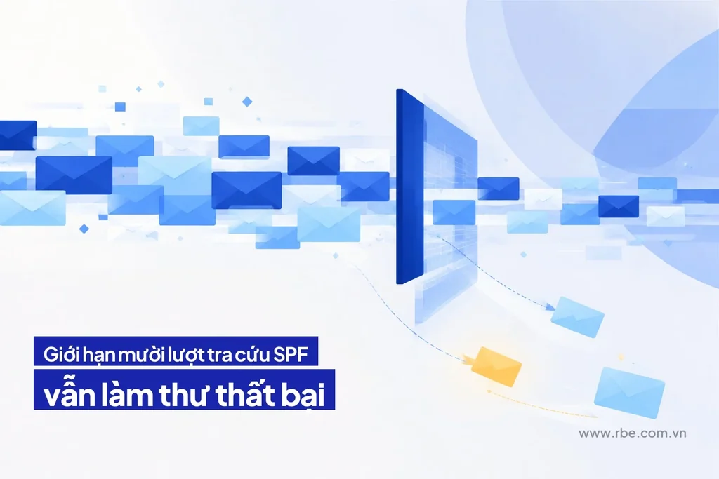 Gần 5% tên miền bật SPF vượt giới hạn mười lượt tra cứu