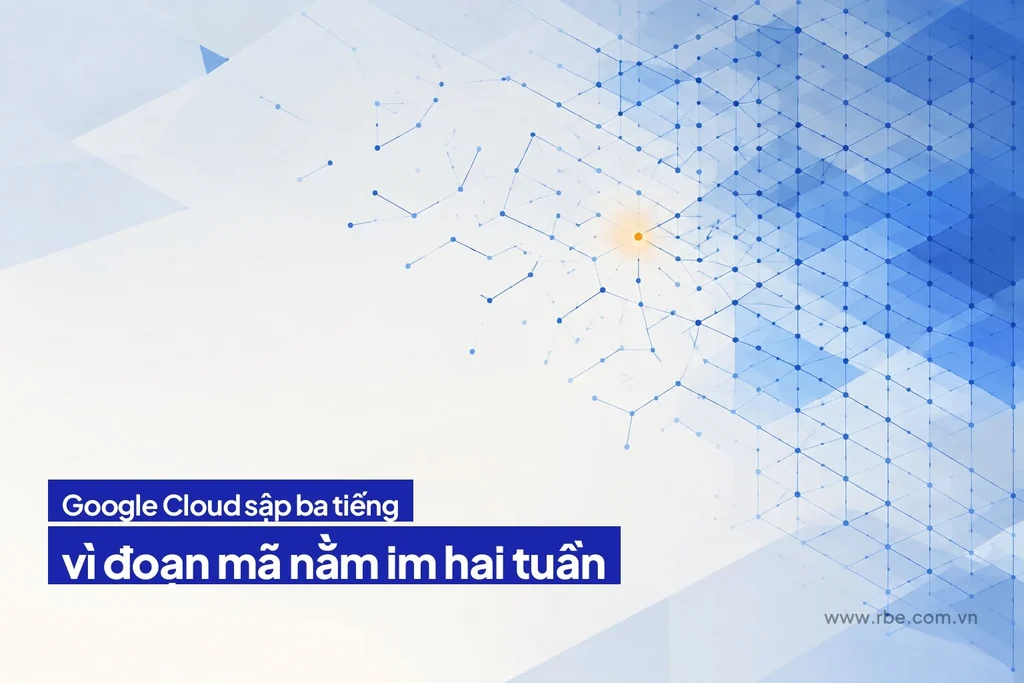 Google Cloud sập ba tiếng: mã nằm im hai tuần rồi gặp dữ liệu hỏng