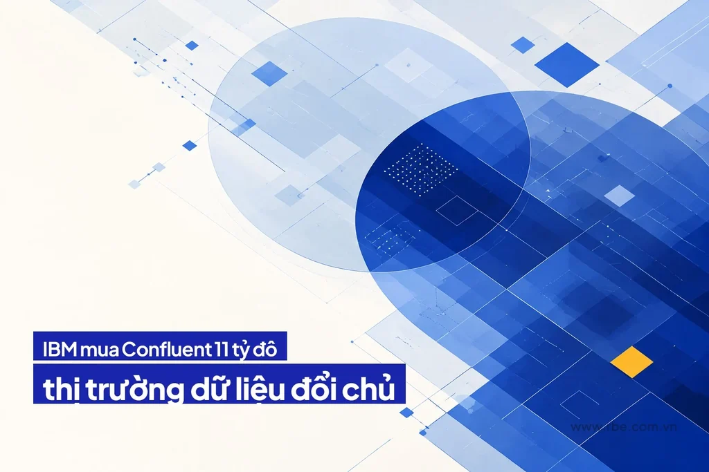 IBM mua Confluent 11 tỷ đô, thị trường dữ liệu thời gian thực đổi chủ