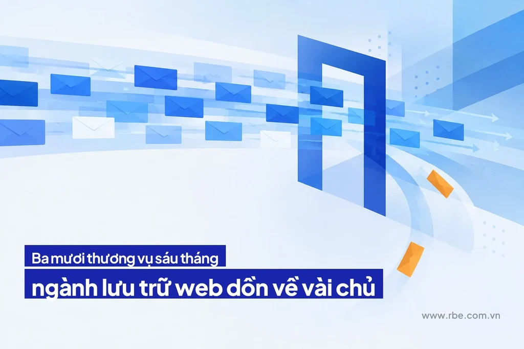 Ba mươi thương vụ nửa năm: lưu trữ web dồn về vài chủ sở hữu
