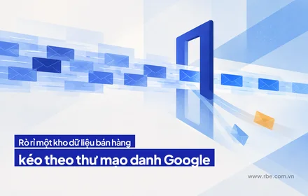 Rò rỉ một cơ sở dữ liệu bán hàng kéo theo thư mạo danh Google