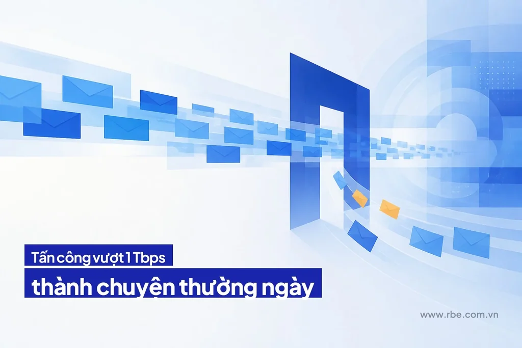 Tấn công vượt 1 Tbps tăng 519% chỉ sau một quý