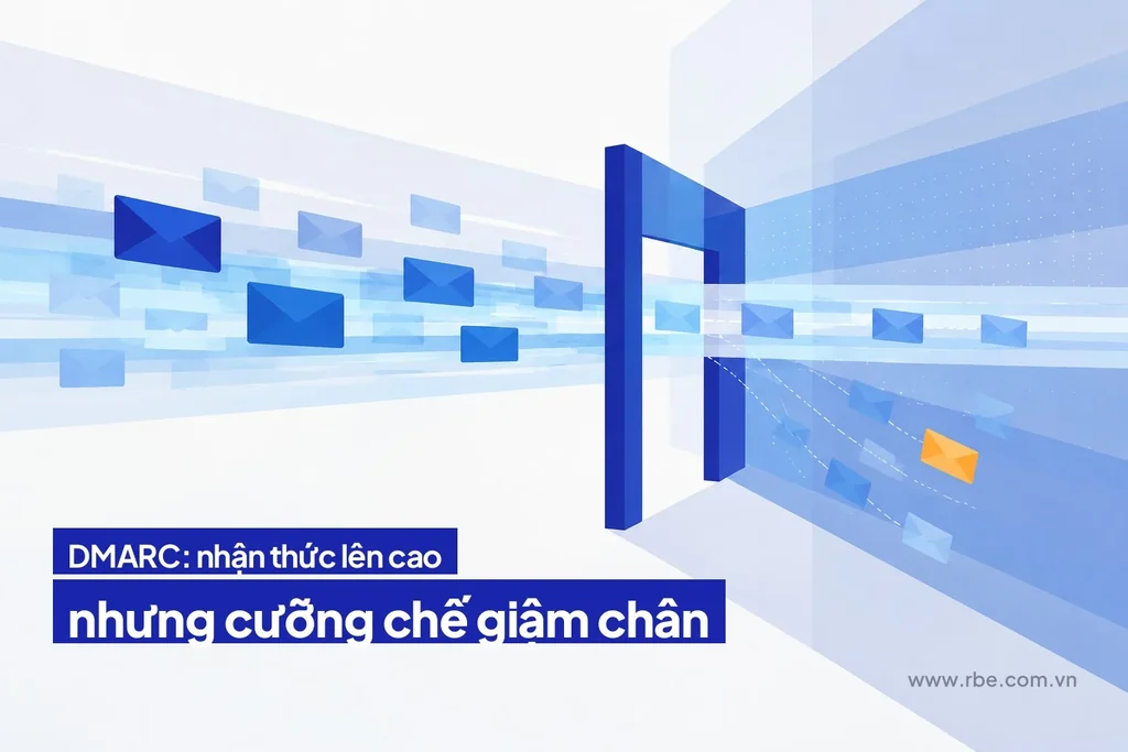 Báo cáo DMARC 2026: nhận thức lên cao, mức cưỡng chế giậm chân